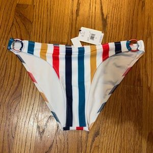 Volcom Striped Hipster Bikini Bottoms